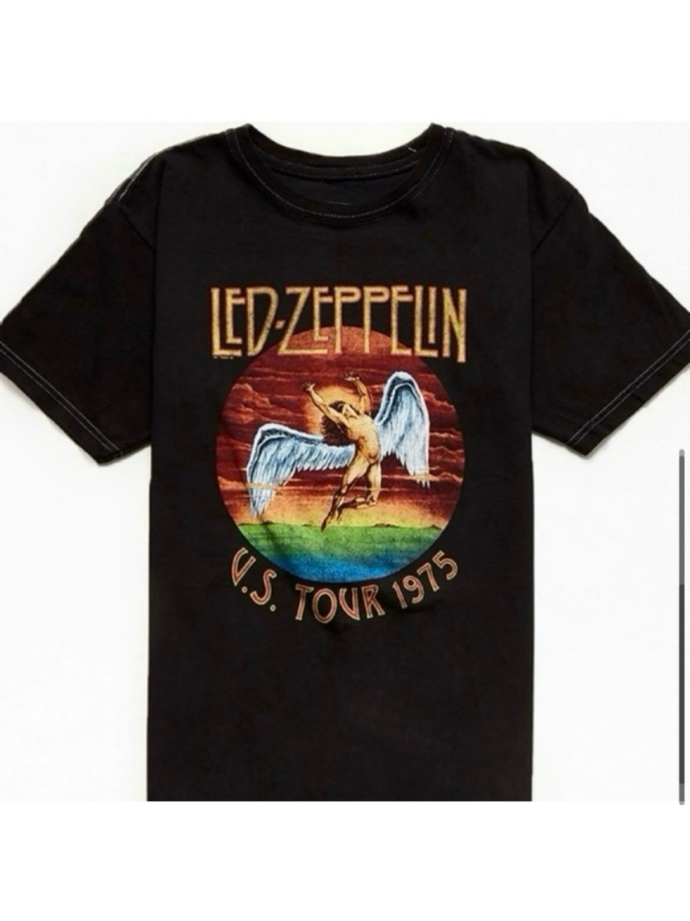 PacSun -Led Zeppelin U.S. Tour 1975 Cotton T-Shirt. Size: Medium